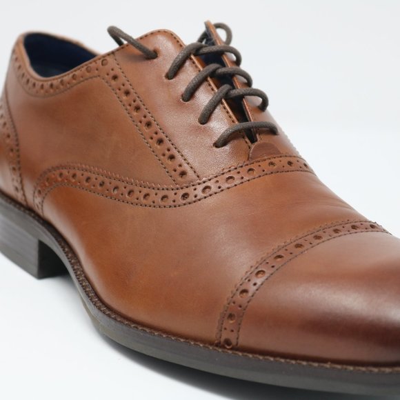 Cole Haan Wayne Cap Toe Oxfords Leather British main image 6